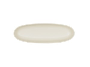 Bali Oval Platter-4x12 Ivory